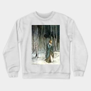 The Lady Enters - Arthur Rackham Crewneck Sweatshirt